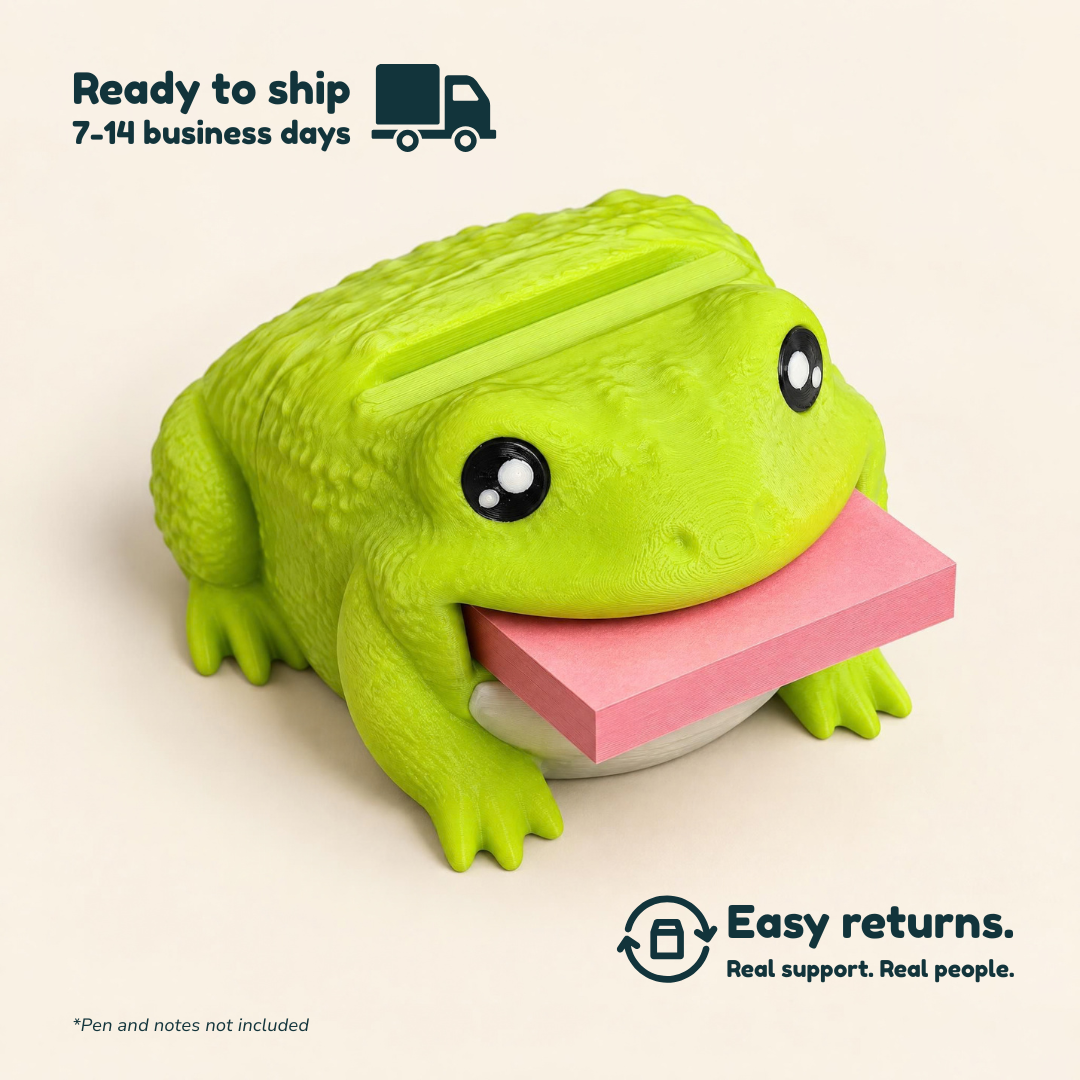 Froggo™ – Frog Sticky Note Holder