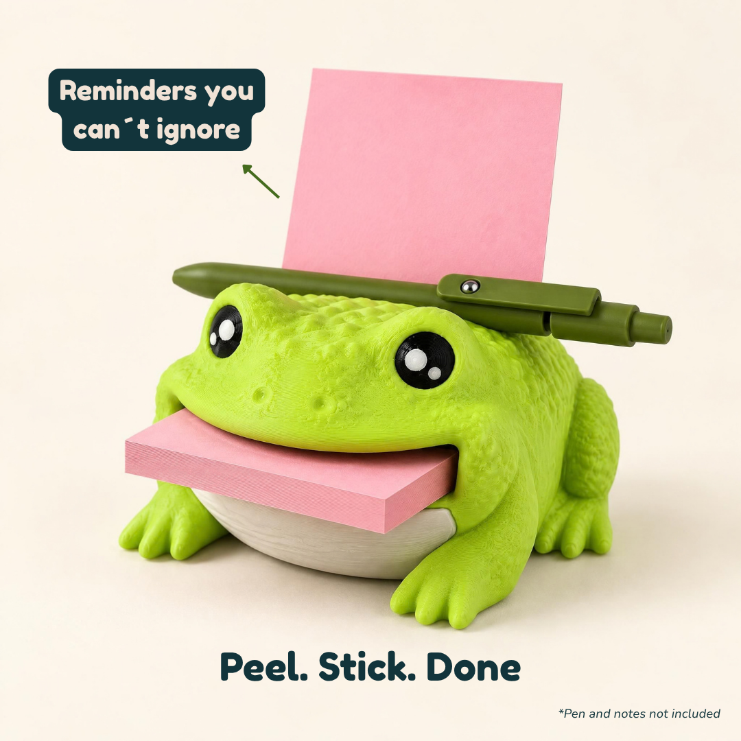 Froggo™ – Frog Sticky Note Holder